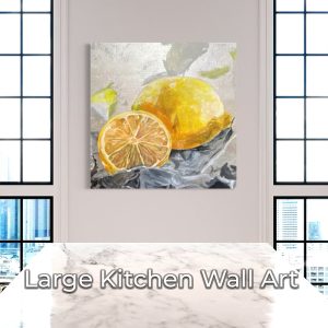 Lemons painting