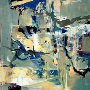 Fusion – original abstract painting by Shradha Gupta